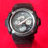 Bulova Mens Rotating Bezel Quartz Black Dial Silicone Band Watch 44MM 98B348