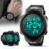 Black Glowing Watch Transparent Luminous Function Quartz Watch Fashion Gift New