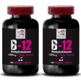 Daily Essentials – B-12 METHYLCOBALAMIN – Energizing Power 2 Bottles 200 Tablets