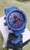 New NIXON Watch ALL Blue A083-blue Mens 51-30 Chrono Dial Genuine 5130 51 MM