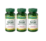 Nature’s Bounty, Gentle Iron, 28 mg, (3 Pack) 90 Capsules Each