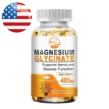 Magnesium Glycinate 400mg With Vitamin D3 B6 Improved Sleep 120 Capsules