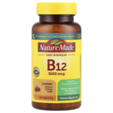 Vitamin B12, Fast Dissolve, Cherry, 3,000 mcg, 40 Tablets