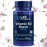 Life Extension Vitamin B3 Niacin 500 mg 100 Caps