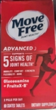 Schiff MoveFree Joint Health Avanced Glucosamine+Chondroitin – 80 Tab Exp. 05/26