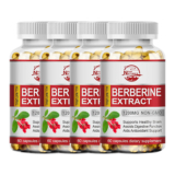 Organic Berberine Extract HCL 1200mg 60/120/240Capsules Blood Sugar Support