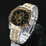 Fashion Stainless Steel Luxury Sport Analog Quartz Men’s Wrist NEW