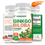 Ginkgo Biloba Capsules 120mg – Memory Mental Focus Brain Booster Supplement