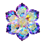 CINDY XIANG Crystal Shining Flower Brooches For Women 4 Colors Available