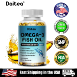 Omega-3 Fish Oil Heart, Brain, Joint Health 1500 Mg Supplement 120 Caps