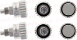 Stainless Steel Daytona Watch Crown Screw Pusher Compatible Fit For Rolex Watch 16518 16519 16520 16523