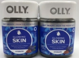 LOT OF 2 Olly Glowing Skin Hydrate 50 Gummies EA Plump Berry FLVR EXP 12/26 A2