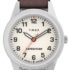 Timex TW2V75400, Women’s Easy Reader, Brown Leather Watch, Cream Dial, Indiglo