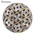 HGKLBB Round Hematite beads Natural Stone 2/3/4/6/8/10mm gold Plating color Loose beads Jewelry bracelets Making DIY Accessories